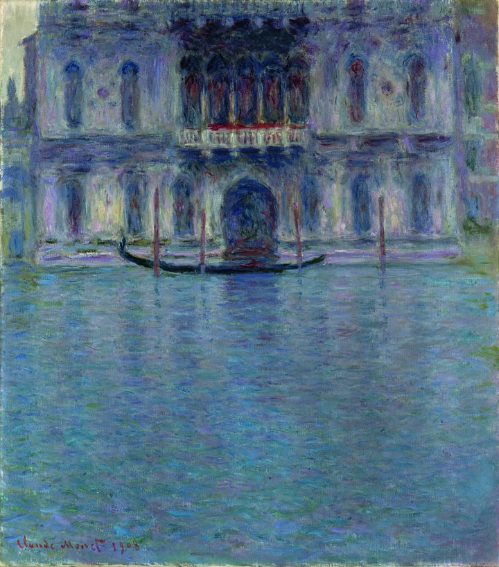 Claude Monet. Venise, le palais Contarini, 1908. Huile sur toile ; 92 x 81 cm. Saint-Gall, Kunstmuseum, acquis par la Fondation Ernst Sch&uuml;rpf. (SAINT GALL KUNSTMUSEUM)