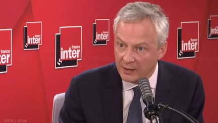 Le ministre de l'Economie, Bruno Le Maire, était l'invité de France Inter jeudi 16 juillet. (FRANCE INTER / RADIO FRANCE)