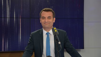 Florian Philippot,&nbsp;vice-président du FN . &nbsp; (RADIO FRANCE / JEAN-CHRISTOPHE BOURDILLAT)