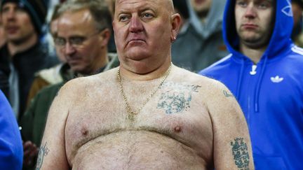 Des supporters de foot anglais assistent &agrave; la d&eacute;faite de leur &eacute;quipe en match amical face &agrave; l'Allemagne au stade Wembley &agrave; Londres (Royaume-Uni), le 19 novembre 2013. (EDDIE KEOGH / REUTERS)