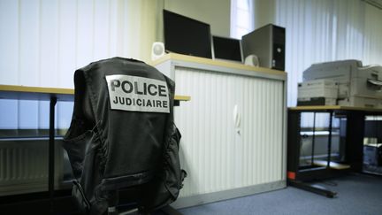 Les locaux de la police judiciaire de Nanterre (Hauts-de-Seine). Photo d'illustration. (THOMAS PADILLA / MAXPPP)