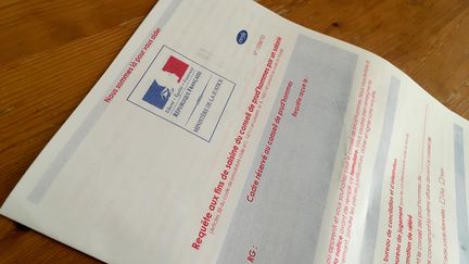 Un formulaire de saisine du conseil de prud'hommes. (NOEMIE BONNIN / RADIO FRANCE)