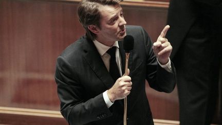 Le ministre du Budget François Baroin, lors de la session des questions au gouvernement, le 5 octobre 2010 (AFP - Jacques Demarthon)