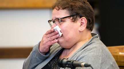 Dominique Cottrez, le 25 juin 2015,&nbsp;lors de son proc&egrave;s devant la cour d'assises du Nord, &agrave;&nbsp;Douai. (PHILIPPE HUGUEN / AFP)