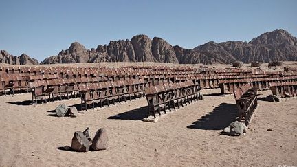 Le cinéma abandonné dans le désert du Sinaï.  (Kaupo Kikkas)