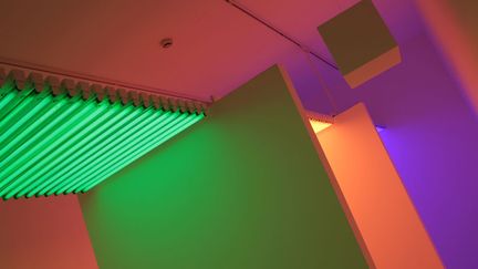 Carlos Cruz-Diez, &laquo; Chromosaturation &raquo;, 2011. (ELODIE DROUARD / FTVI)