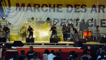 Samedi, lors du concert d'ouverture du "Masa" à Abidjan
 (ISSOUF SANOGO / AFP)