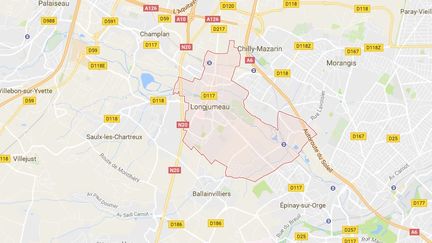 Un jeune homme a été tué samedi d'une balle dans la tête dans un&nbsp;quartier sensible de Longjumeau (Essonne). (GOOGLE MAPS)