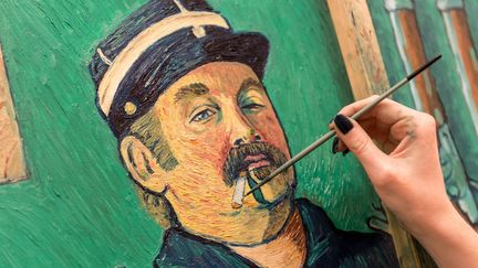 Il aura fallu pas moins d'une centaine d'artistes pour donner aux 120 toiles de Vincent Van Gogh utilisée dans le film.
 (MACIEJ KULCZYNSKI/EPA/MaxPPP)