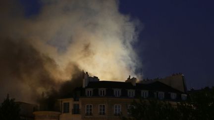 L'Hôtel Lambert à Paris oeuvre de l'architecte Louis Le Vau ravagé par les flammes en juillet 2013
 (B. Langlois / AFP)