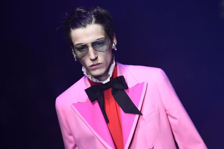 Gucci printemps-été 2018, à Milan, septembre 2017..
 (Miguel MEDINA / AFP)