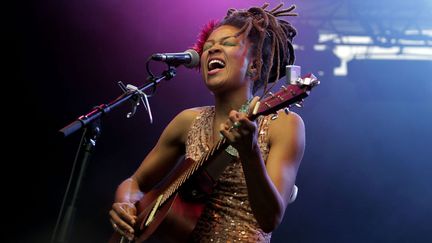 Valerie June en concert aux Nuits de Fourvière
 (Maxime Jegat/Photo PQR/Le Progrès)