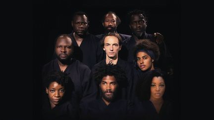 Les comédiens d'"Othello", mis en scène par Arnaud Churin au Théâtre de la Ville. (THEATRE DE LA VILLE DE PARIS)