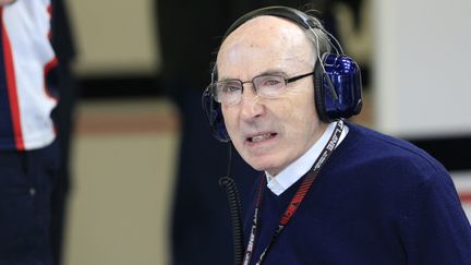 Frank Williams, fondateur de la célèbre écurie éponyme de Formule 1, en Catalogne (Espagne), le 10 mai 2013 . (ALEXANDER KLEIN / AFP)