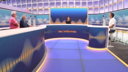 Le plateau des informés du matin du mercredi 7 août 2024. (FRANCEINFO / RADIO FRANCE)