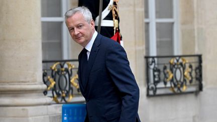 Le ministre de l'Economie, Bruno Le Maire, à l'Elysée, le 1er juillet 2022. (EMMANUEL DUNAND / AFP)