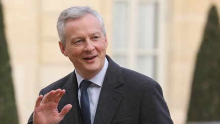 Le ministre de l'Economie, Bruno Le Maire, arrive à l'Elysée à Paris, le 10 décembre 2018. (LUDOVIC MARIN / AFP)