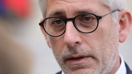 Frédéric Valletoux, président de la Fédération hospitalière de France, à l'Elysée le 18 septembre 2018. (LUDOVIC MARIN / AFP)