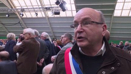 Jean Aubourgn maire de Saint-Ouen-du-Tilleul dans l'Eure (Capture d'écran France 3)