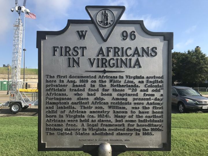 Fort Monroe, en Virginie, à l’endroit où le White Lion a débarqué le 25 août 1619. (GREGORY PHILIPPS / RADIO FRANCE)