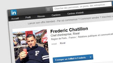  (Capture d'écran du profil Linkedin de Frédéric Chatillon ©)