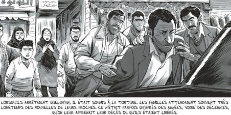 «Lorsqu'ils arrêtaient quelqu'un, il était soumis à la torture...» (Dargaud)