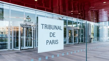 Le tribunal de Paris, où se tient le procès des attentats de janvier 2015 qui s'est ouvert le 2 septembre 2020.&nbsp; (MATHIEU MENARD / HANS LUCAS / AFP))