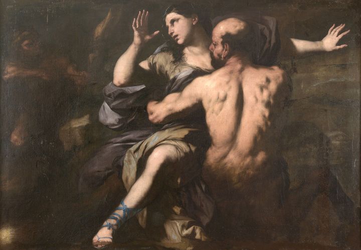 Luca Giordano, "Enlèvement de Déjanire" [Ratto di Deianira], 1655-1660 (Palerme, Palazzo Abatellis)