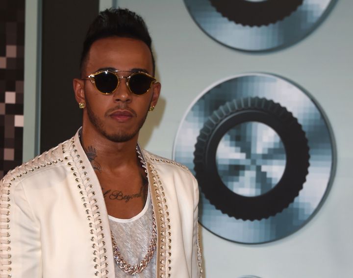 Lewis Hamilton aux MTV Video Music Awards de 2015
 (MARK RALSTON / AFP)