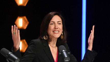 L'eurodéputée Renew Valérie Hayer, lors d'un séminaire de la majorité, à Metz, le 27 août 2022. (JEAN-CHRISTOPHE VERHAEGEN / AFP)