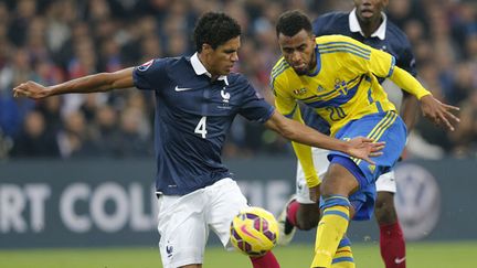 &nbsp; (Raphaël Varane a inscrit son premier but en Bleu © MAXPPP)