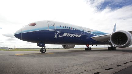 Un Boeing&nbsp;787 Dreamliner le 12 novembre 2012 &agrave; Auckland en Nouvelle-Z&eacute;lande. (BRADLEY AMBROSE / AFP)