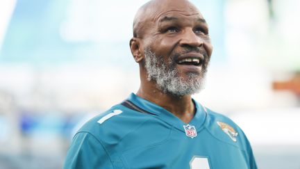 Mike Tyson le 19 septembre 2019 à Jacksonville en Floride. (JAMES GILBERT / GETTY IMAGES NORTH AMERICA)