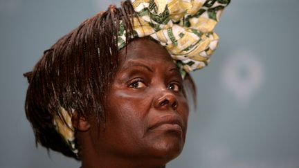 Wangari Maathai, prix Nobel de la Paix en 2004, est la première femme africaine à recevoir cette récompense. La Kényane, dont le combat en faveur de l'environnement et du droit des femmes lui a valu la reconnaissance internationale et la sympathie de ses compatriotes, a été emportée à 71 ans par un cancer en 2011. (KEVIN COOMBS / X00066)