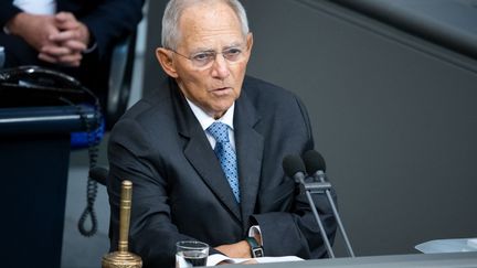 L'ancien président du Bundestag, Wolfgang Schäuble, à Berlin, le 10 septembre 2020. (BERND VON JUTRCZENKA / DPA / AFP)