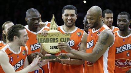 Les Manceaux, tenants du titre, affrontent Nanterre ce vendredi en quart de finale (KENZO TRIBOUILLARD / AFP)