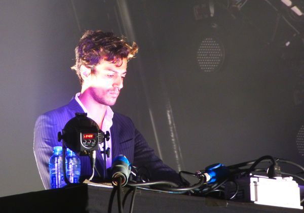 Gesafflestein, astre montant de la techno française, à Rock en Seine 2012.
 (Laure Narlian / FTV)