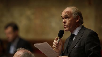 Le député Les Républicains Dominique Tian, à l'Assemblée nationale, le 1er décembre 2015.&nbsp; (KENZO TRIBOUILLARD / AFP)