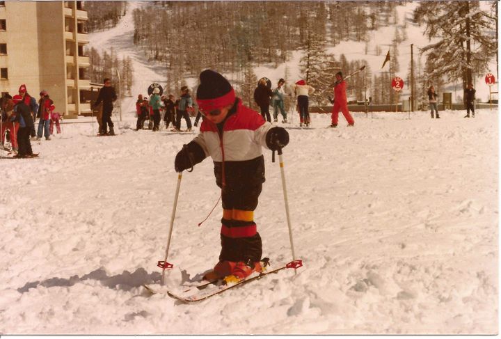 Romain Attanasio, enfant sur les skis, l'une de ses autres passions (PICASA)