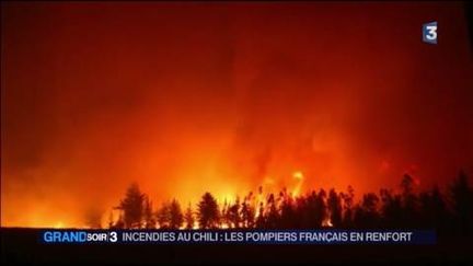 Le Chili en proie à des incendies gigantesques (France 3)