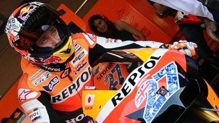 Casey Stoner au guidon de la Honda