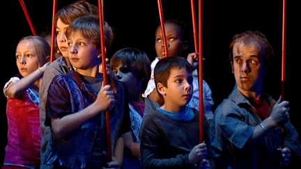 Répétitions du nouveau spectacle de la Cie Image Aiguë au Théâtre de la Croix-Rousse à Lyon 
 (Culturebox - capture d&#039;écran)