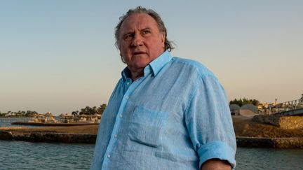 Gérard Depardieu en Égypte en 2020. (AMMAR ABD RABBO / EL GOUNA FILM FESTIVAL)