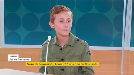 Anniversaire du média global : Louan, 13 ans, explique pourquoi il est fan de franceinfo