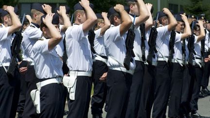 Sur la base aérienne de Creil (juin 2008) (AFP / Philippe Wojazer)