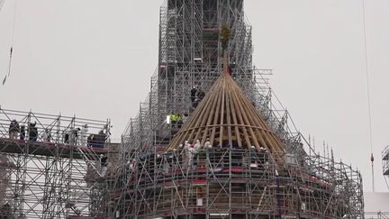 Notre-Dame de Paris : la construction de la charpente de la cathédrale est achevée (France 2)