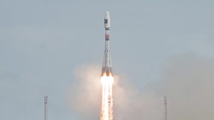 &nbsp; (Vendredi, le lanceur russe Soyouz a mis les deux satellites en orbite, 3h48 après le décollage © Maxppp)