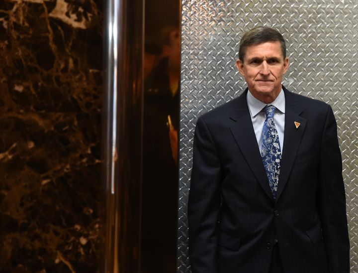 Michael Flynn, conseiller à la Sécurité nationale de Donald Trump, a démissionné de son poste, lundi 13 février 2017. (TIMOTHY A. CLARY / AFP)