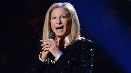 Barbra Streisand sur scène au Barclays Center de New York en octobre 2012
 (Evan Agostini/AP/SIPA)