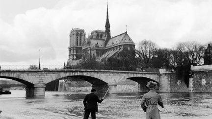 Notre-Dame de Paris en mars 1947 (- / AFP)